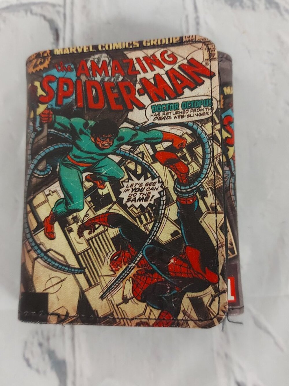 Marvel Amazing Spider-Man Comic Cover Trifold Wallet